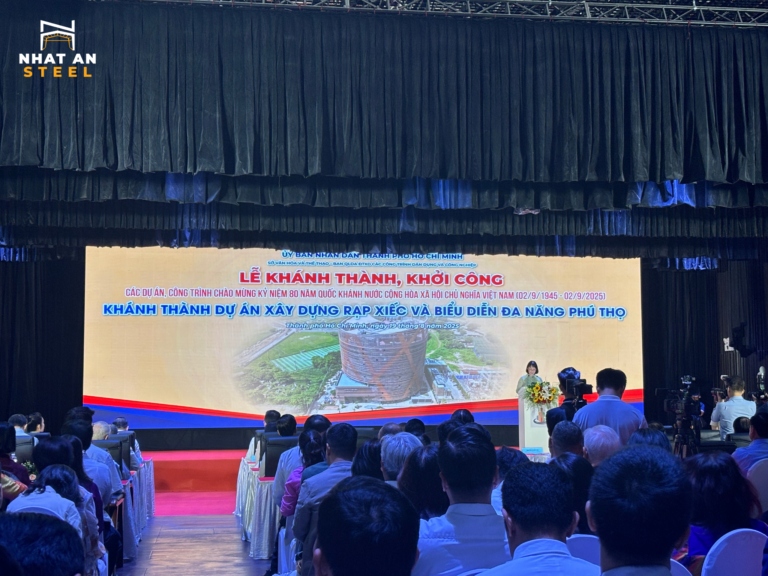Khành thành Rạp Xiếc Phú Thọ - Dấu ấn Nhật An Steel (NAS)