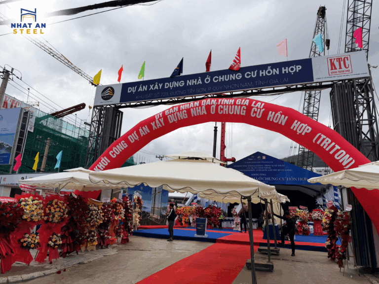 Nhat An Steel Attends the Groundbreaking Ceremony for the 72b Tay Son Mixed-Use Apartment Building Project